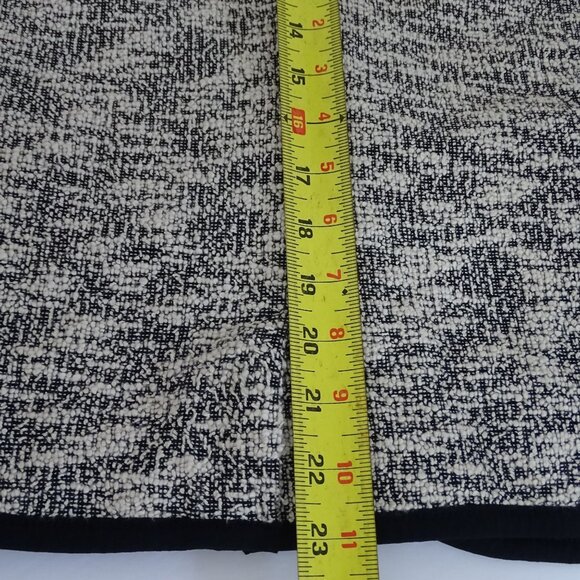 Cartonnier Anthoropologie Black White Tweed Blazer Jacket Women Size 10 Work - Picture 11 of 11